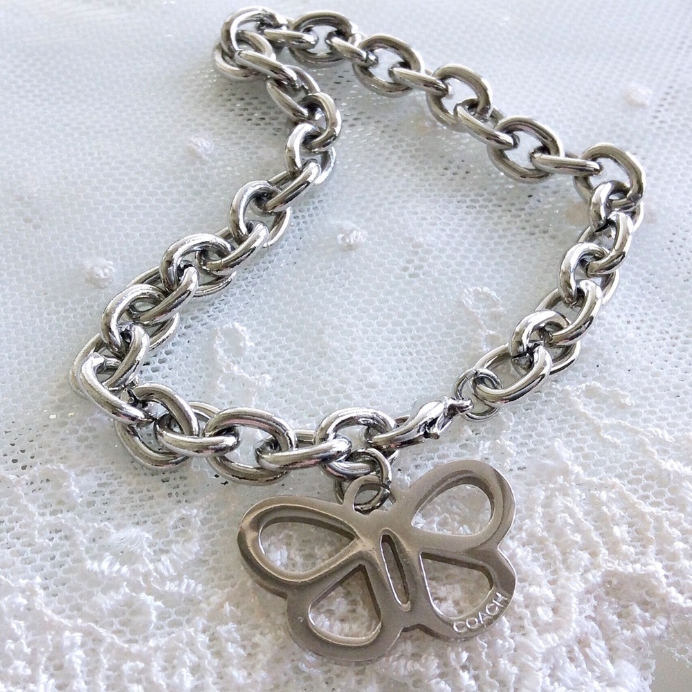 Coach Butterfly Charm Bracelet